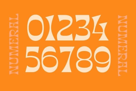 Morgan Flower Font PNG with transparent background - Preview 6