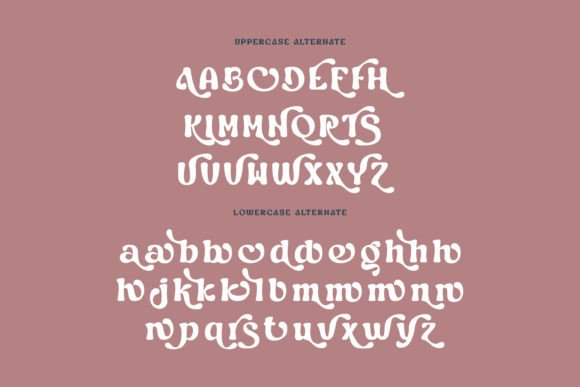 Morgian Font PNG with transparent background - Preview 5