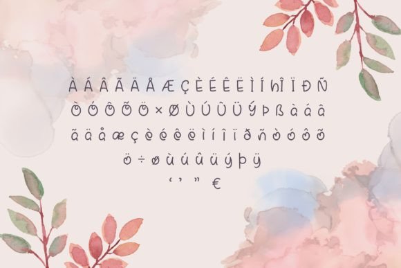 Amalynos Font - Preview 1