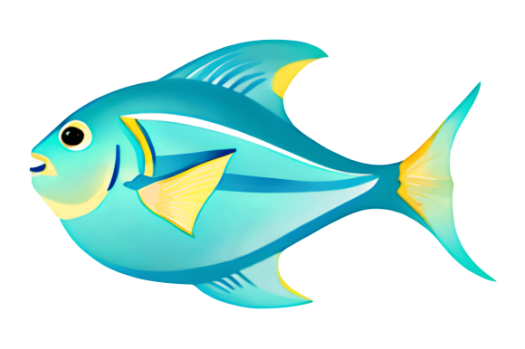 Blue Fish SVG Cut file by Creative Fabrica Crafts · Creative Fabrica