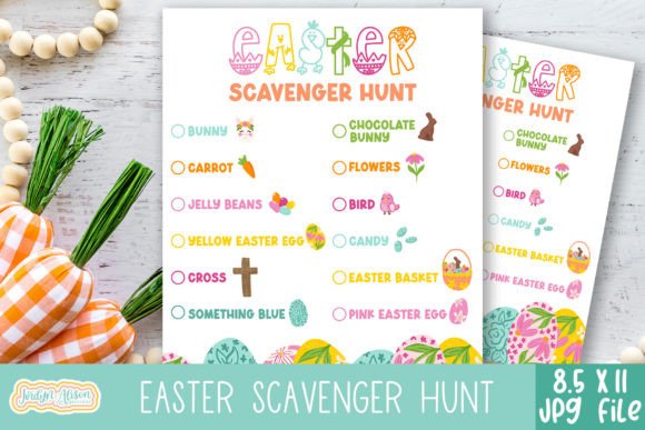 Easter Scavenger Hunt Printable