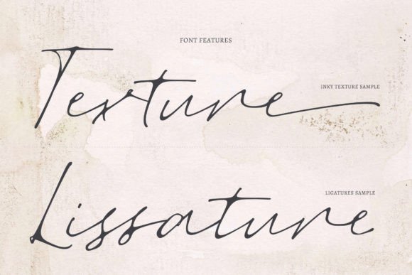 Inky Essylla Font PNG with transparent background - Preview 2