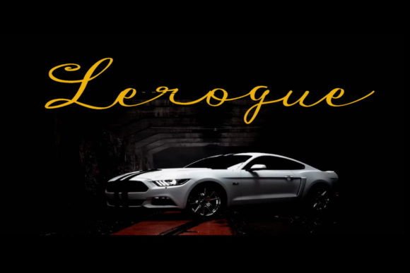 Lebarrent Font PNG with transparent background - Preview 1