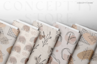 Minimal Abstract Seamless Patterns Graphic by Conceptty · Creative Fabrica