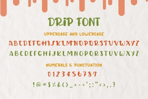 Drip Font - Preview 6