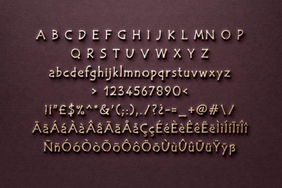 Repad Stencil Font PNG with transparent background - Preview 1