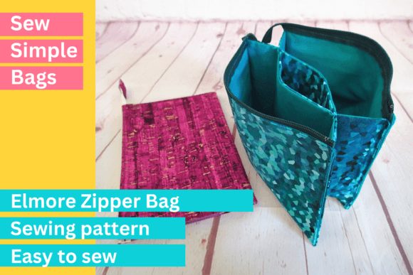 Elmore Zipper Bag Easy Sewing Pattern