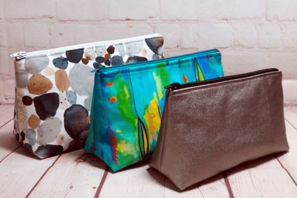 easy DIY zipper pouch pattern