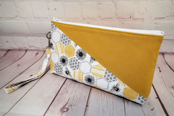 zipper wristlet clutch bag