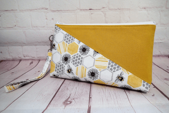 Kent zipper clutch sewing pattern