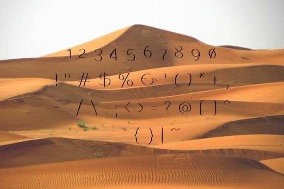 Abydossian Font - Preview 2