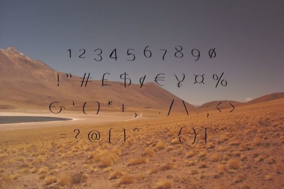 Abydossian Font - Preview 3