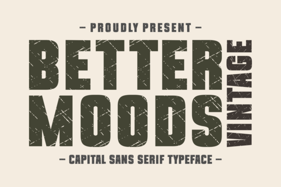 Better Moods Vintage font