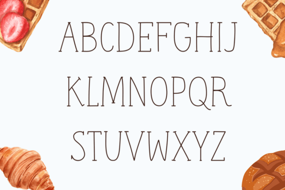 Breakfast Font - Preview 1
