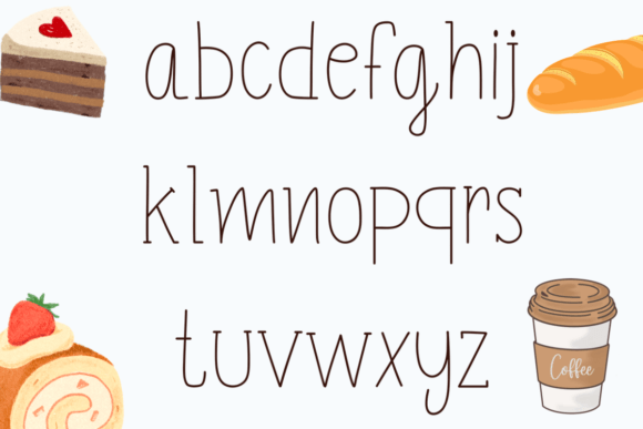 Breakfast Font - Preview 2