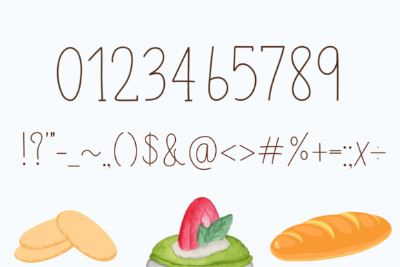 Breakfast Font - Preview 3