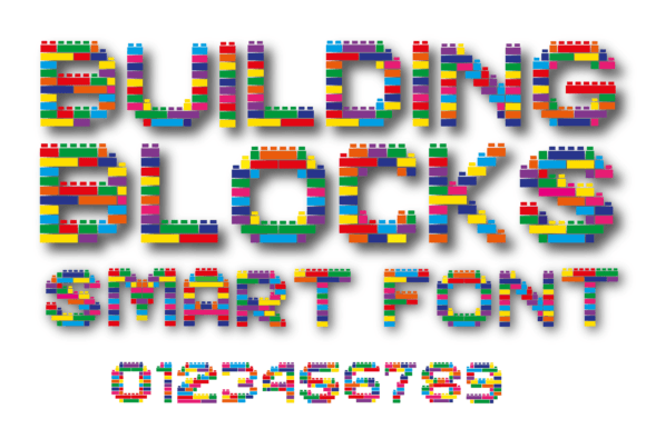 Building Blocks Smart Font - Preview 1