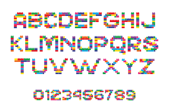 Building Blocks Smart Font - Preview 3