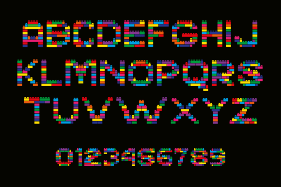 Building Blocks Smart Font - Preview 4
