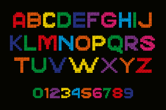 Building Blocks Smart Font - Preview 5