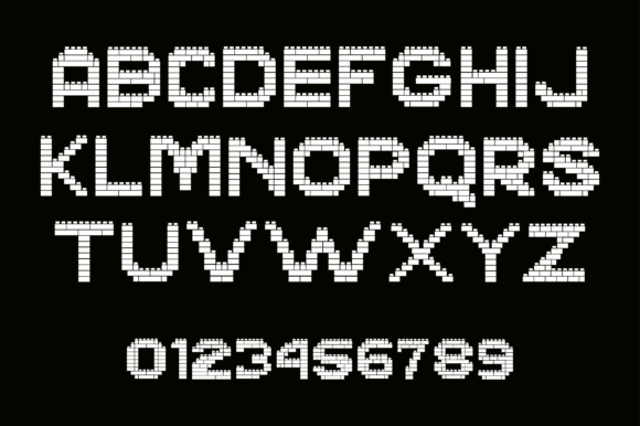 Building Blocks Smart Font - Preview 6