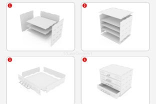 Chest of Drawers Box Laser Cut Svg Files · Creative Fabrica
