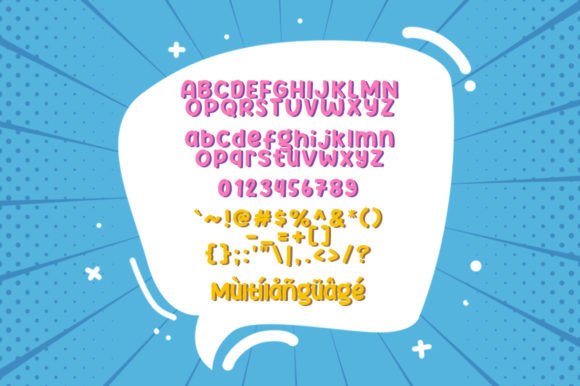 Comic Story Font - Preview 4