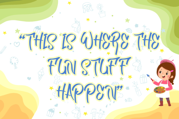 Cutie Olivia Font - Preview 1