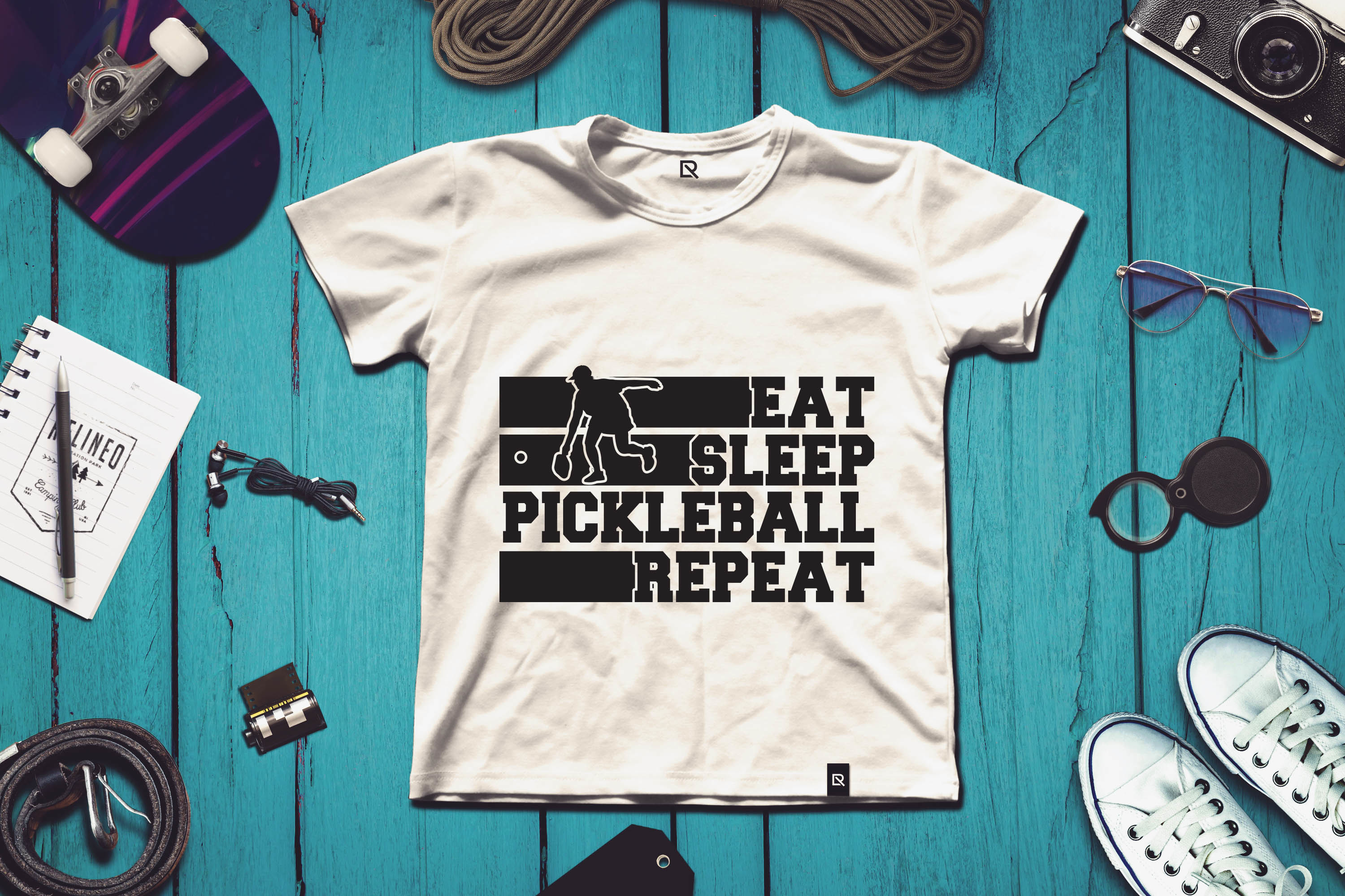 Pickle Sleep Eat Sleep Pickleball Repeat Graphic by graphixee · Creative Fabrica