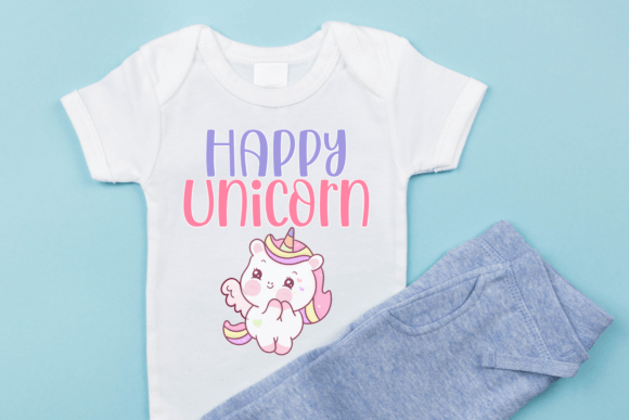 Flying Unicorn Font - Preview 1