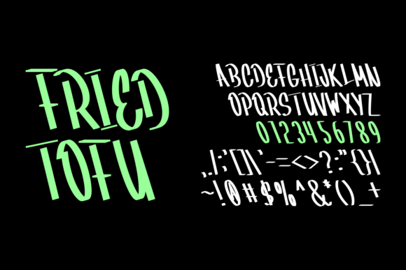 Fried Tofu Font - Preview 3
