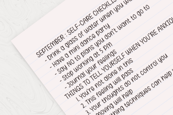 New Year Plan Font PNG with transparent background - Preview 2