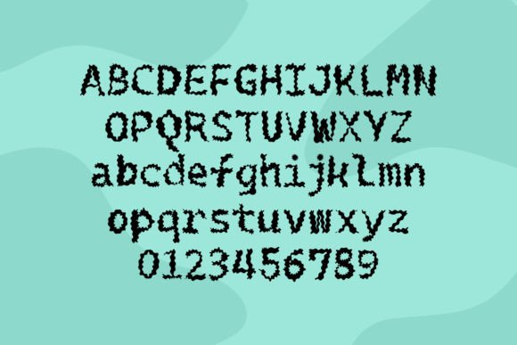 Rintik Font PNG with transparent background - Preview 3