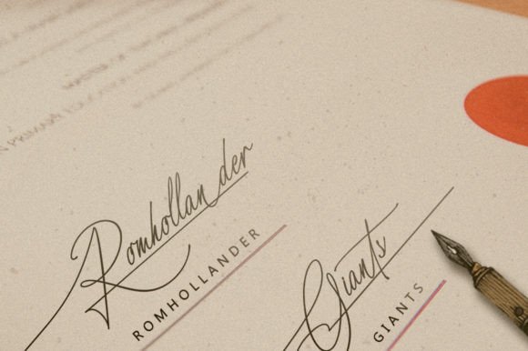 Artistic Signature Font - Preview 4