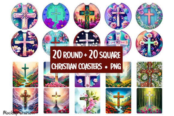 Christian Car Coaster Sublimation Bundle