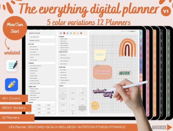 Digital Planners GoodNotes Planner