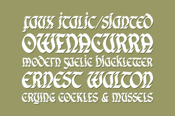 Eachtra Font - Preview 3