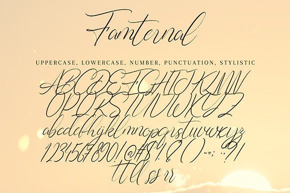Famternal Font - Preview 6