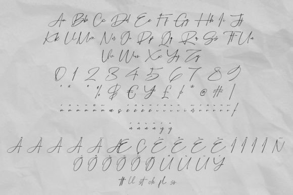 Fenattoda Font PNG with transparent background - Preview 6