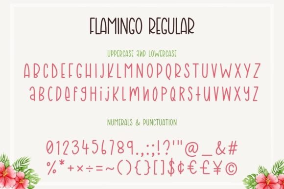 Flamingo Font - Preview 6