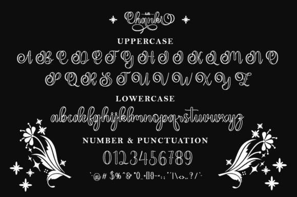 Hello Chanki Outline Font - Preview 1