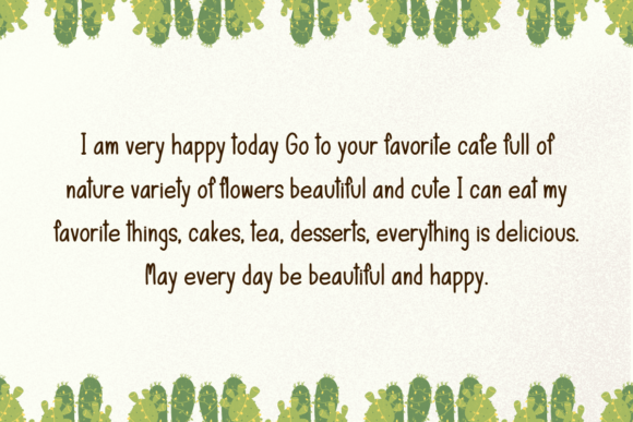 Lazy Day Font PNG with transparent background - Preview 4