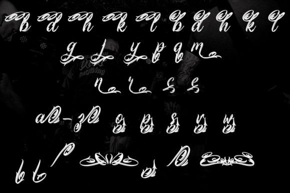 Magical Darkness Font PNG with transparent background - Preview 5