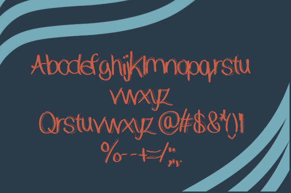 Patriotic Jam Font PNG with transparent background - Preview 1