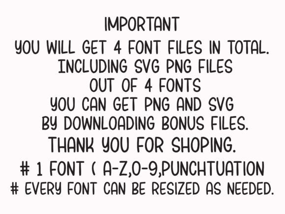 School Pattern Font PNG with transparent background - Preview 3