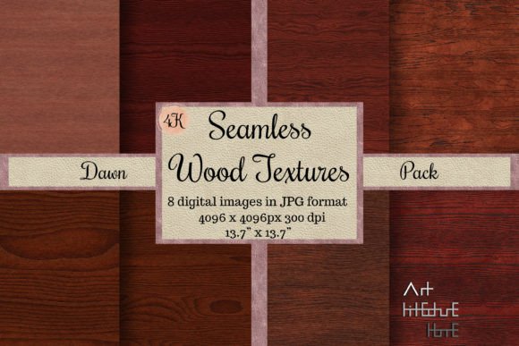 Seamless Dark Wood Textures Dawn Pack 4K
