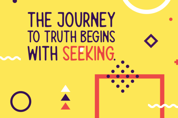 Seek Truth Font PNG with transparent background - Preview 2