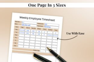 Time Tracking Worksheet for Employees Graphic by SnapyBiz · Creative ...