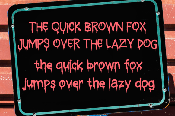 Dripping Marker Font - Preview 3