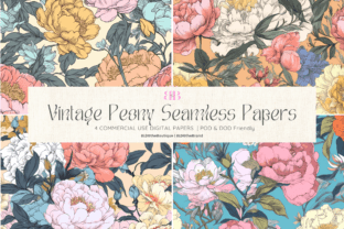 Peony Seamless Pattern Digital Papers Graphic by BLDGtheBrand ...